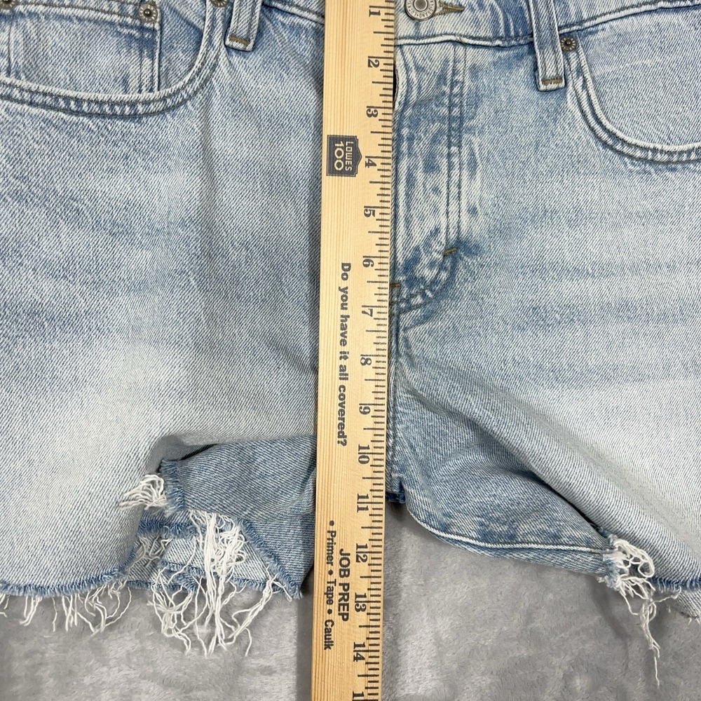 Lucky Brand Womens Denim Shorts Cutoffs 8/29 90s Midi Short Festival Boho Beachy - Picture 4 of 15